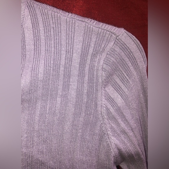 Lilac cropped cardigan - Picture 4 of 4